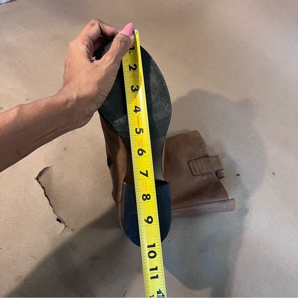 Alberto Fermani Brown Butter Soft Genuine Leather Side Zip Boots Women Size US 6 - Picture 12 of 14